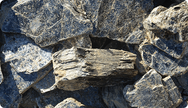 Block mica produces large sheets, peeled and cut for industrial applications. 